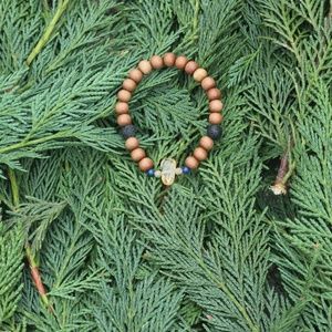 Gemstone Mala Hippie Chic Boho Crystal Bracelet